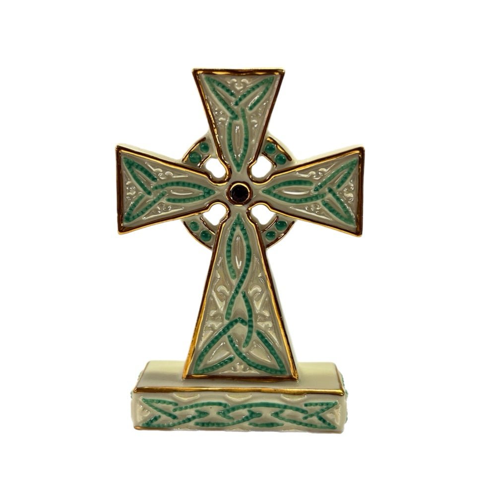 The Lenox Elegant Cross Collection Celtic Cross Fine Ivory China  24K Trim 2006 | Finer Things Resale