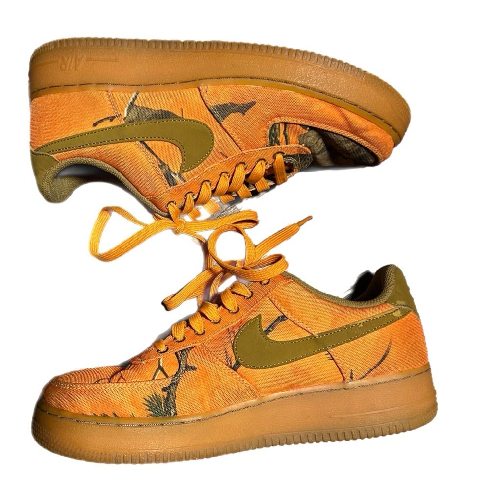 Nike Air Force 1 Realtree Camouflage Low Sneakers A20441-800 SIZE 9 | Finer Things Resale