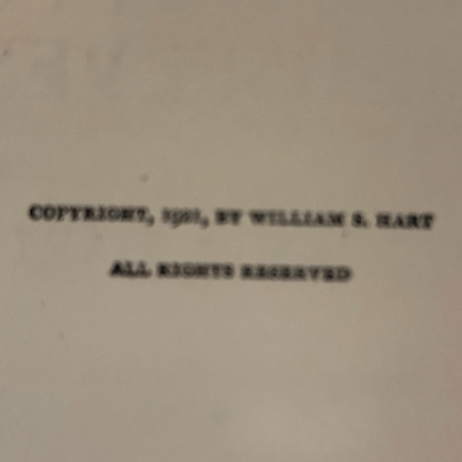 Injun & Whitey Strike Out for Themselves William S Hart 1921 Antique West Book