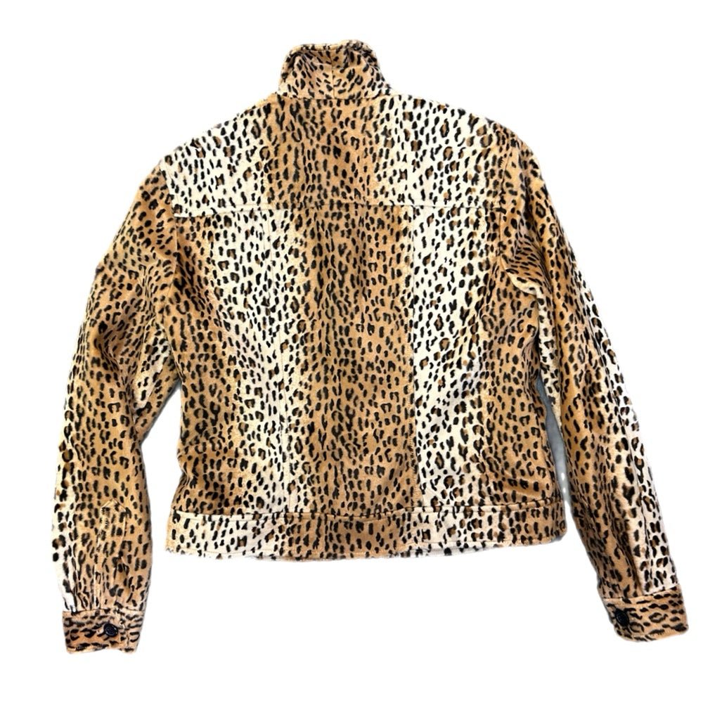 Focus 2000 Leopard print jacket SIZE 6 | Finer Things Resale