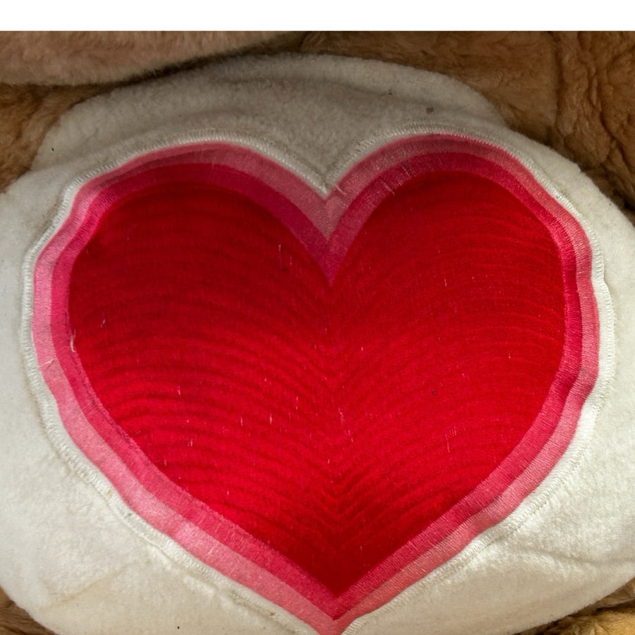Kenner Care Bears Tenderheart Bear Jumbo 36" Plush Giant American Greetings 1984 | Finer Things Resale