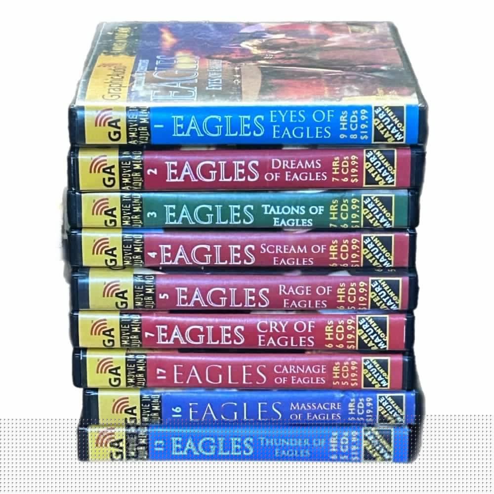 Eagles William W. Johnstone GraphicAudio CD Set of 9 - 1,2,3,4,5,7,13,16,17 | Finer Things Resale
