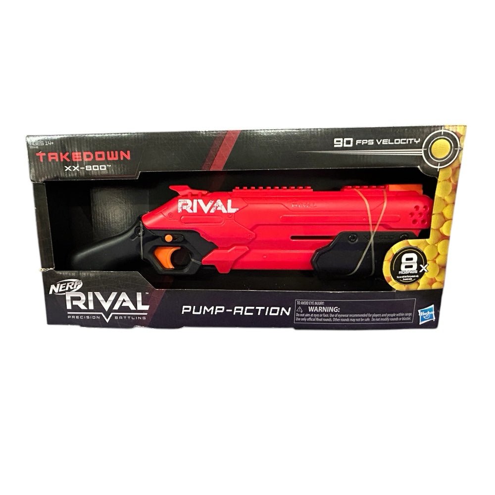 Nerf Rival Takedown XX-800 Blaster Pump Action Team Red BRAND NEW! | Finer Things Resale