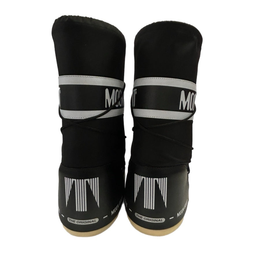 Moon Boot Icon Classic Black Winter Snow Boots W SIZE 10-11.5 | Finer Things Resale