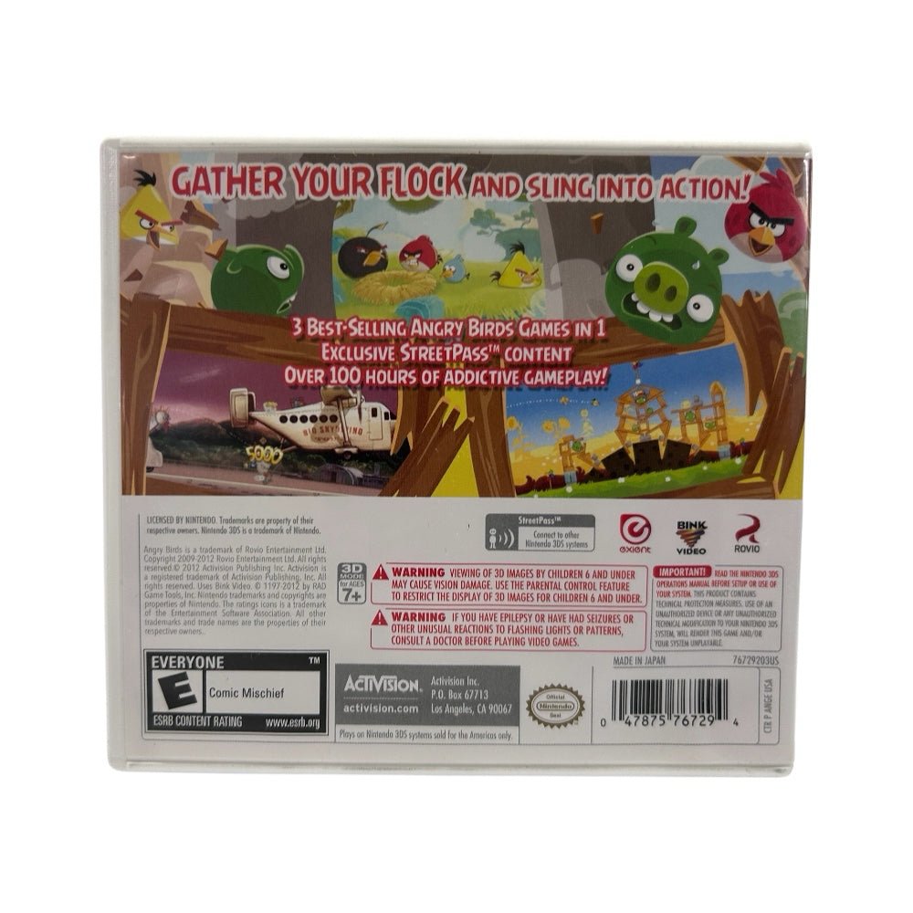 Angry Birds Trilogy Nintendo 3DS game Activision 2012 Rated E | Finer Things Resale
