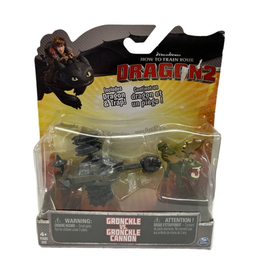 How to Train Your Dragon 2 Gronckle Vs Gronckle Cannon action figure  NEW! 2014 | Finer Things Resale