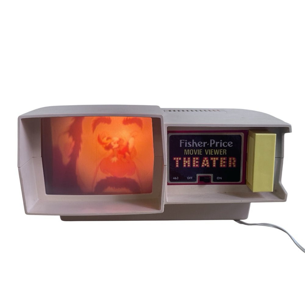 Fisher Price Movie Viewer Theater 2 cartridges Original Box VINTAGE 1977 Works! | Finer Things Resale
