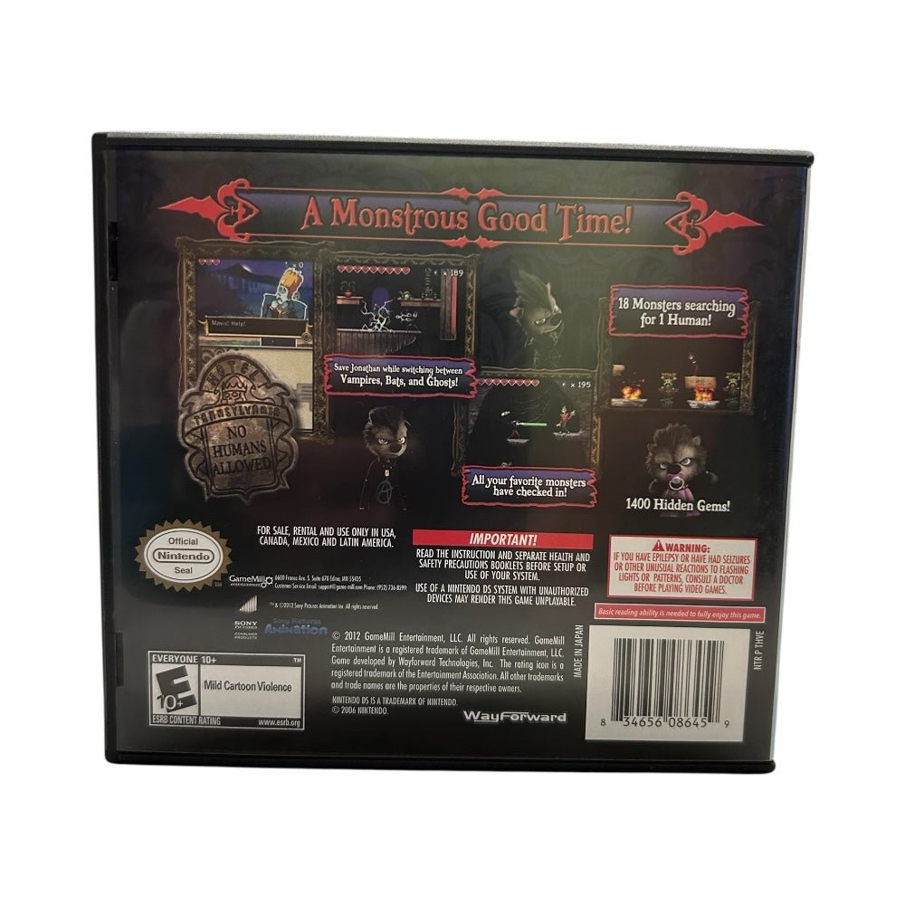 Hotel Transylvania Nintendo DS game 2012 GameMill | Finer Things Resale