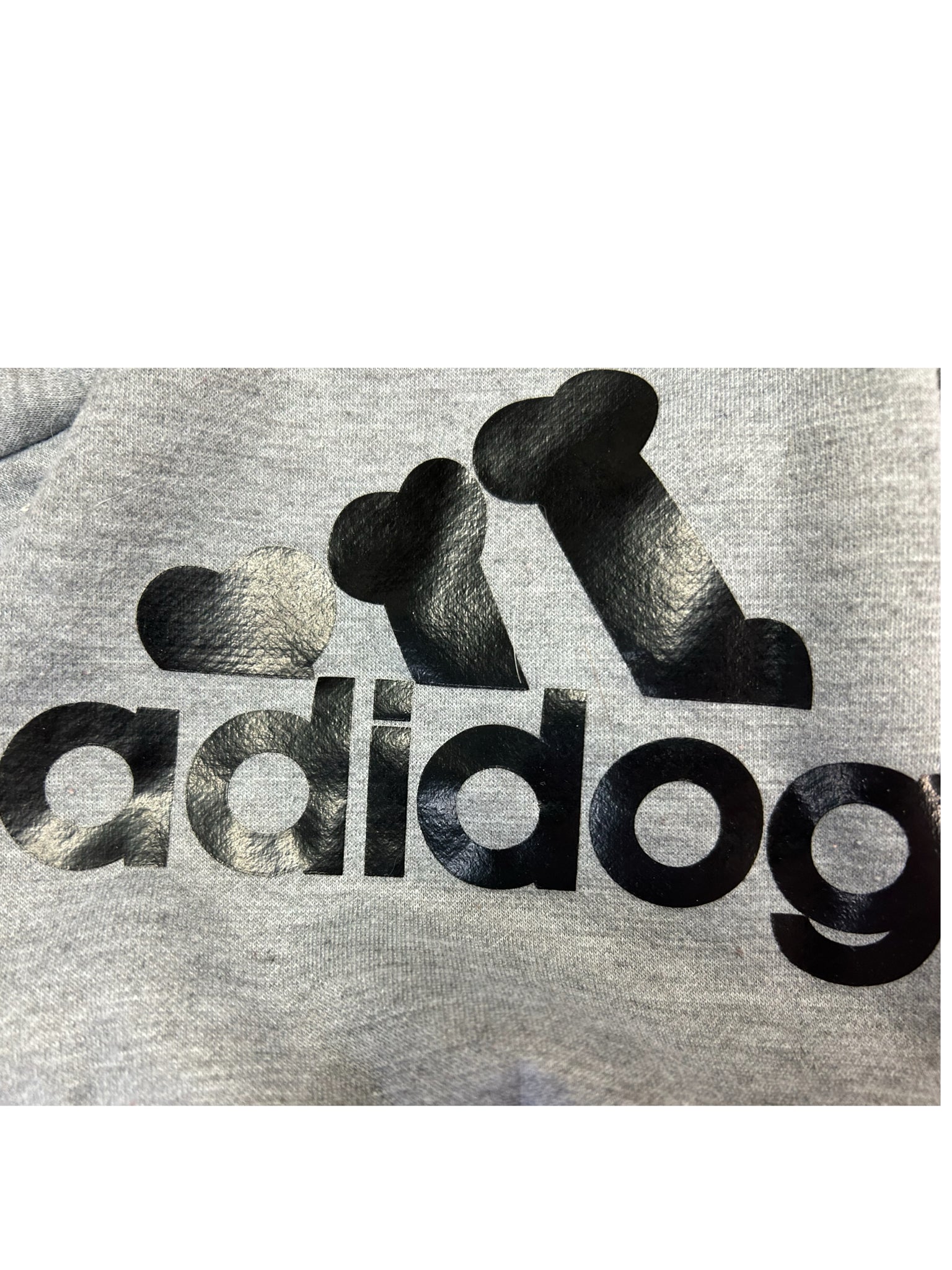 Adidog Hoodie Tracksuit  Sweatsuit 4 legged dog outfit SIZE MEDIUM | Finer Things Resale