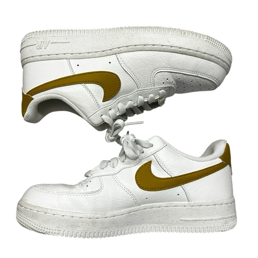 Nike Air Force 1 Low '07 SE Next Nature Summit White Bronzine Sneakers SIZE 6.5 | Finer Things Resale