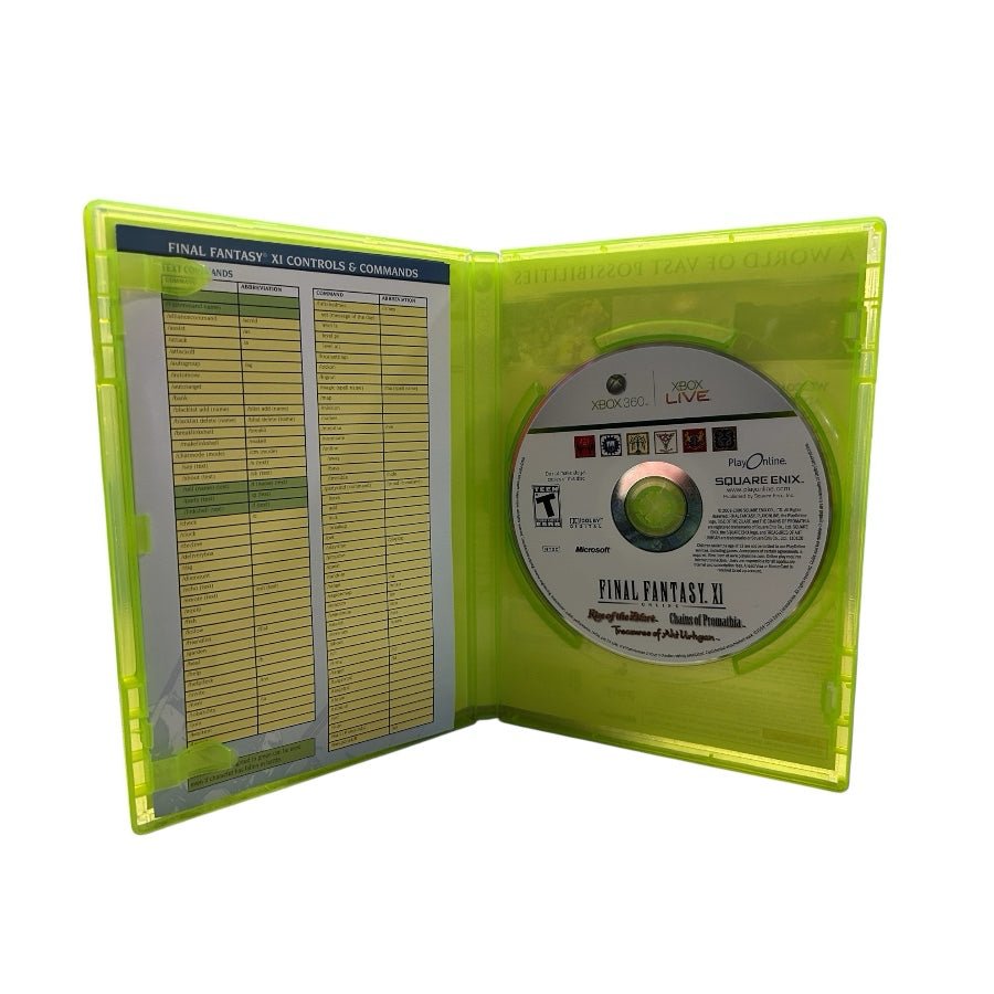 Final Fantaxy XI XBOX 360 game Rated T  2006 | Finer Things Resale