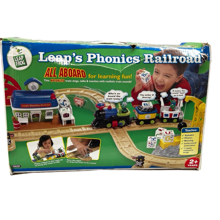 LeapFrog Leap's Phonics Railroad Complete Set in box #21025 VINTAGE 2005 | Finer Things Resale