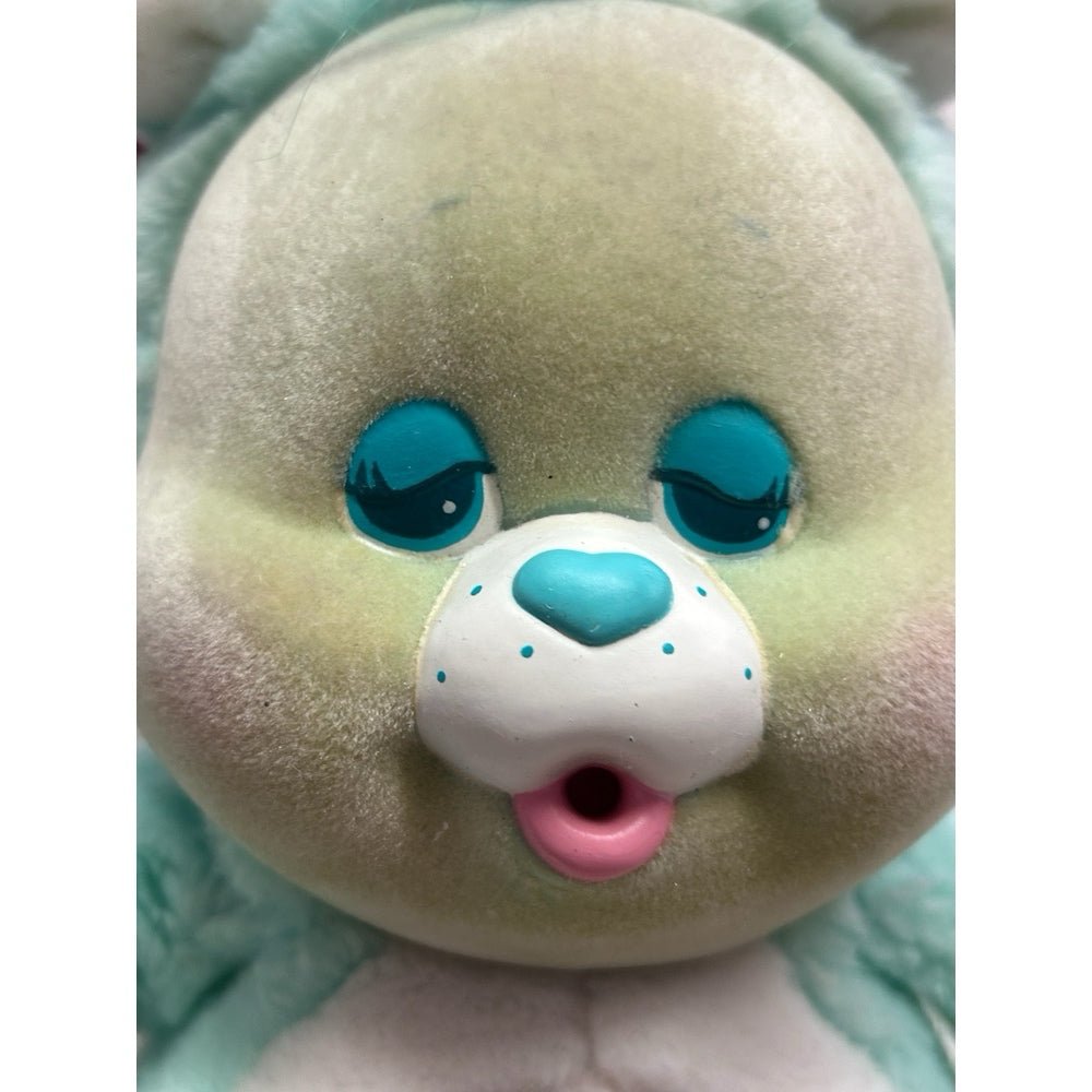 Care Bears Cubs Bedtime Bear plush flocked stuffed animal Kenner VINTAGE 1986 | Finer Things Resale