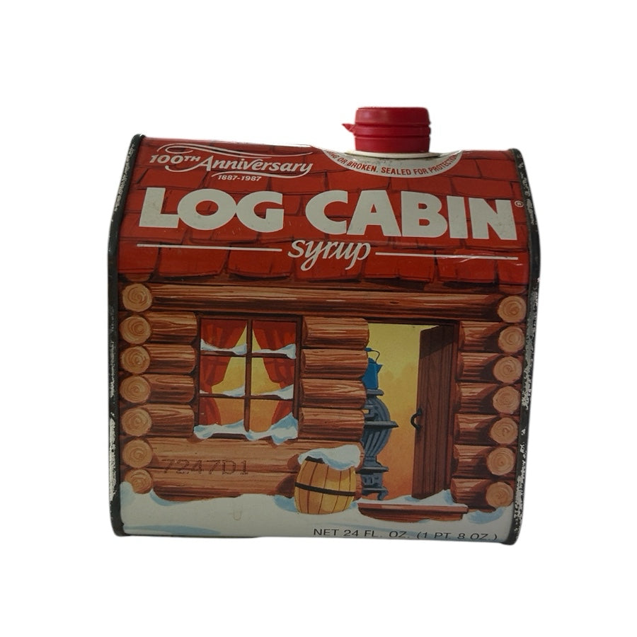 Log Cabin Syrup 100th Anniversary Collectible Tin 1887-1987 VINTAGE General Food