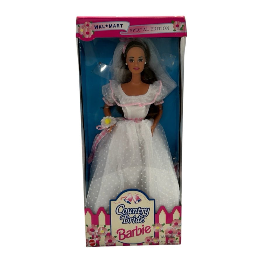 1994 Barbie Country Bride Teresa Brunette Walmart Special Edition #13616 NRFB | Finer Things Resale