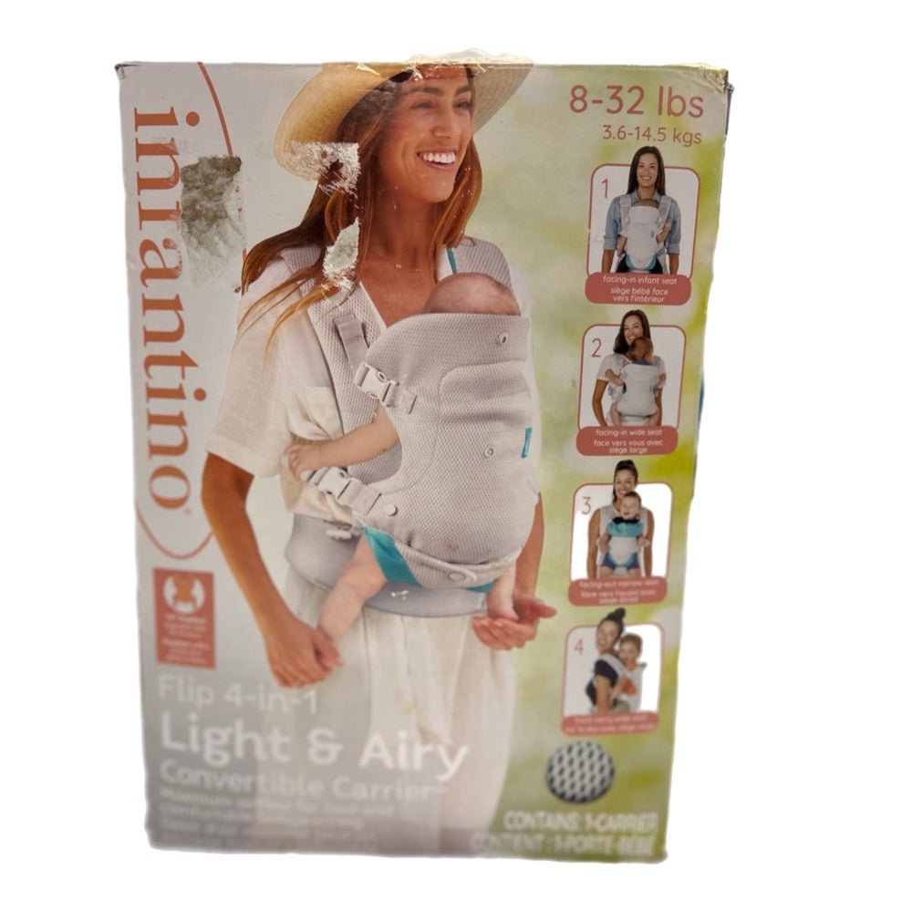 Infantino Flip 4-in-1 Convertible Light & Airy Baby Carrier | Finer Things Resale