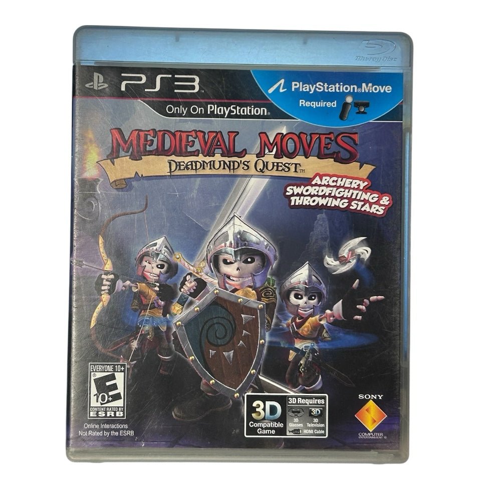 Medieval Moves Deadmund's Quest Playstation 3 PS3 game Sony 2011 Rated T Manual | Finer Things Resale