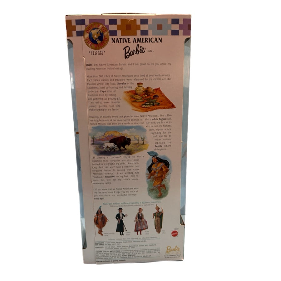 Barbie Native American Fourth Edition Doll Limted Edition 18558 Mattel NRFB 1997 | Finer Things Resale