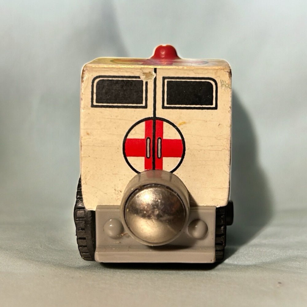 Thomas & Friends Wooden Railway Sodor Ambulance Wooden Learning Curve HTF | Finer Things Resale