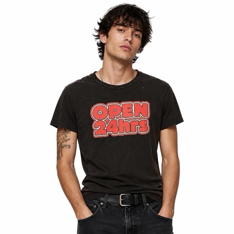 Dsquared2 Open 24 Hours Cool Fit Graphic T-Shirt Mens M | Finer Things Resale