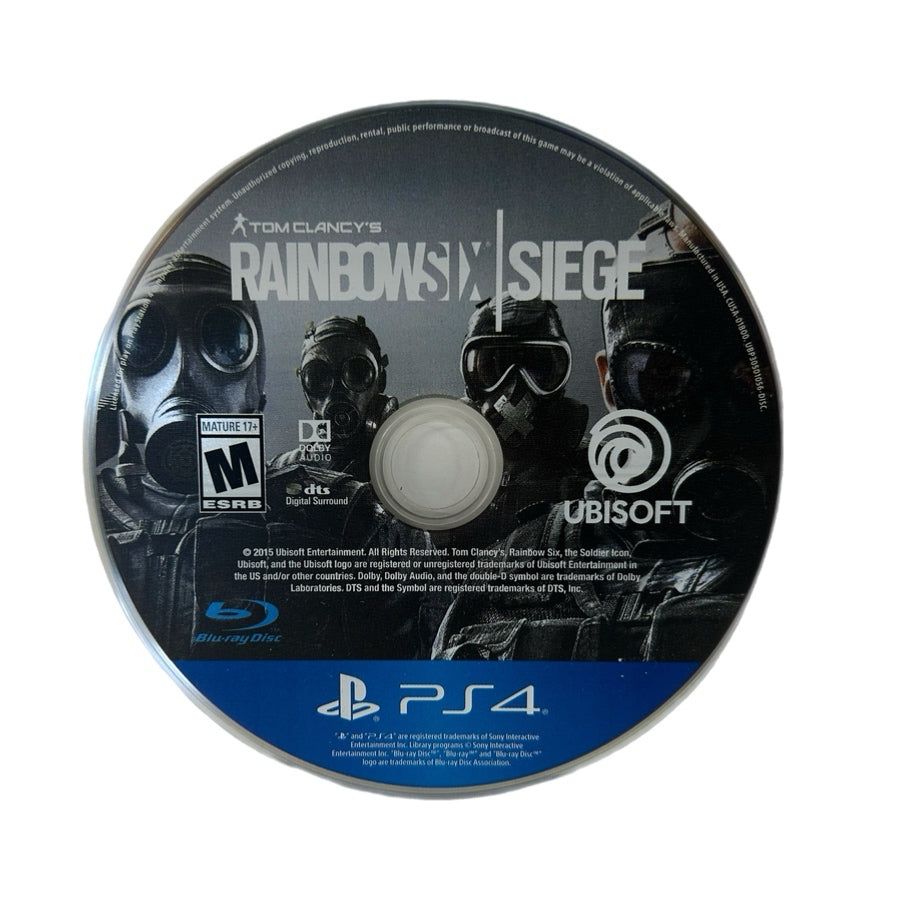 Tomy Clancy's Rainbow Six Sieve Sony Playstation 4 PS4 game Ubisoft 2015 Rated M