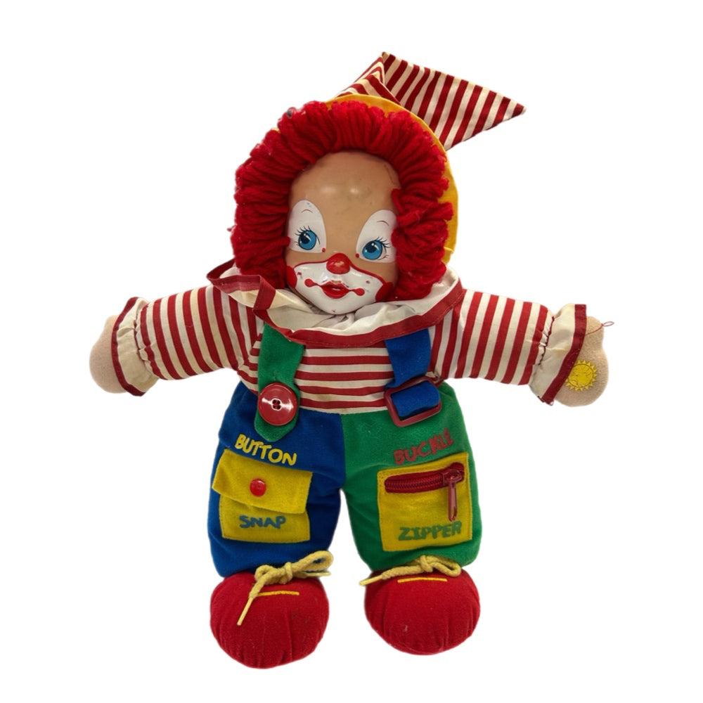 Baby's 'N Things Cuddle Tunes Dress Up N Play Musical Clown VINTAGE