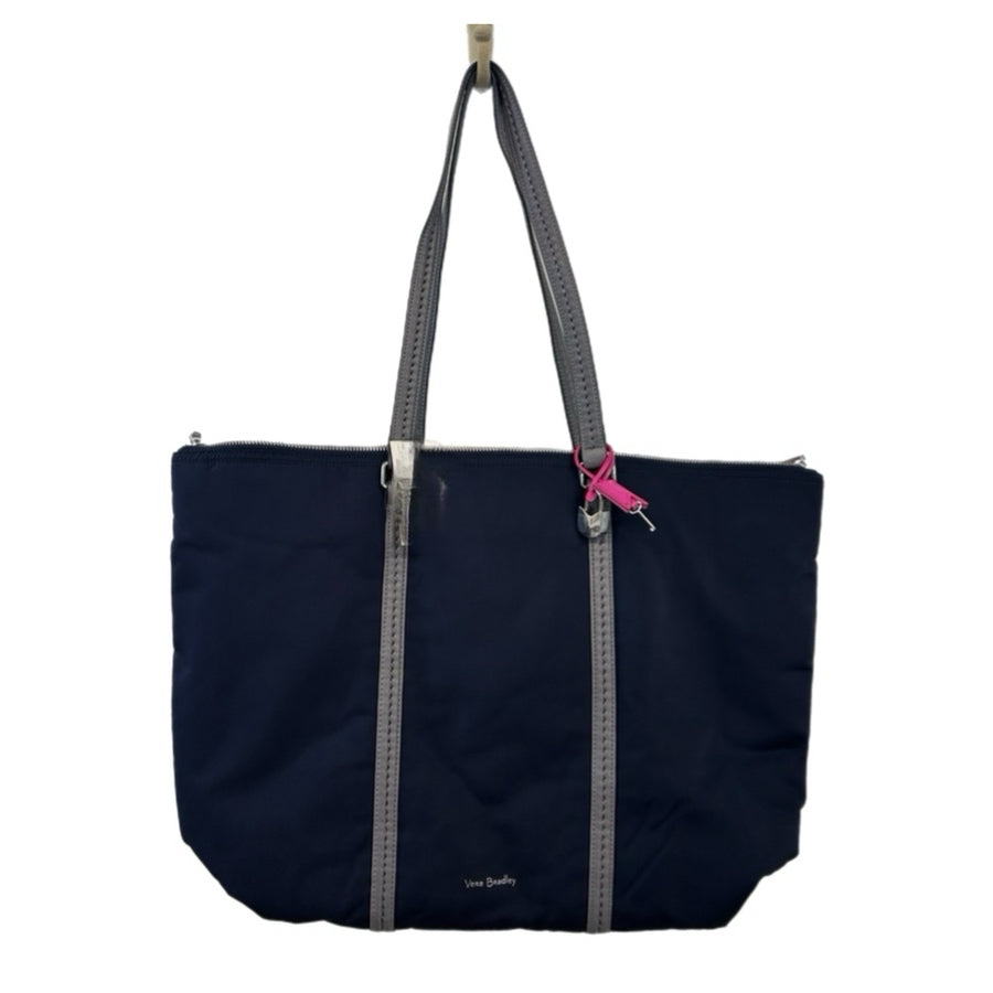 Vera Bradley Midtown Tote Classic Navy Zip Top  Laptop Work Bag Purse NWOT | Finer Things Resale