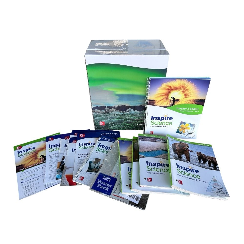 Inspire Science Grade 7 Integrated Boxed Set COMPLETE | Finer Things Resale