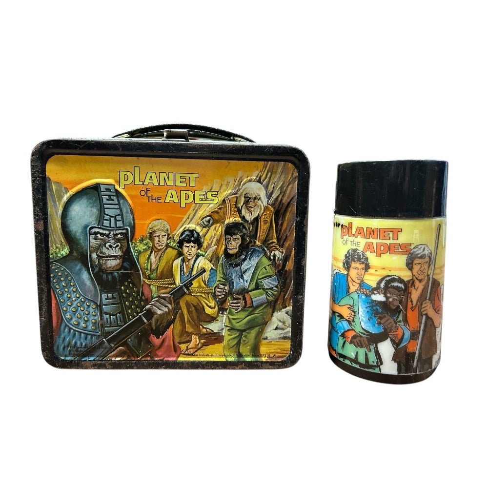 Planet of the Apes Metal Lunchbox with Thermos Aladdin VINTAGE 1974 | Finer Things Resale