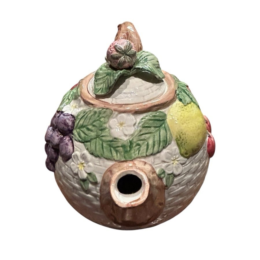 Fitz & Floyd Fruit Fair Teapot with lid VINTAGE 1990 | Finer Things Resale