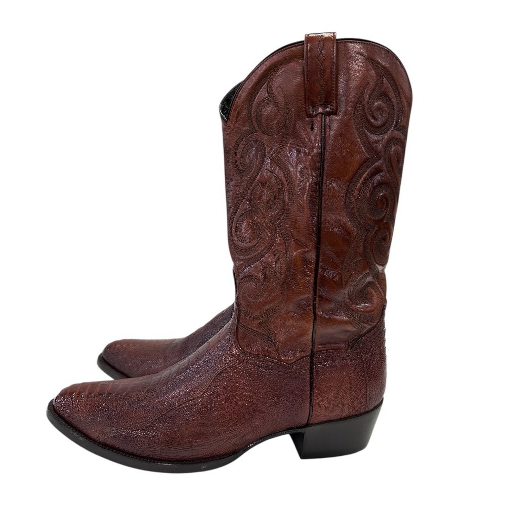 Dan Post Ostrich Leg Western Cowboy Boots 26636 SIZE 11 D | Finer Things Resale