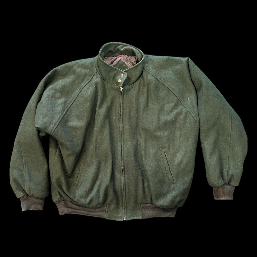 Bugle Boy Wool Coat XLARGE Vintage Retro 1990s Y2K | Finer Things Resale