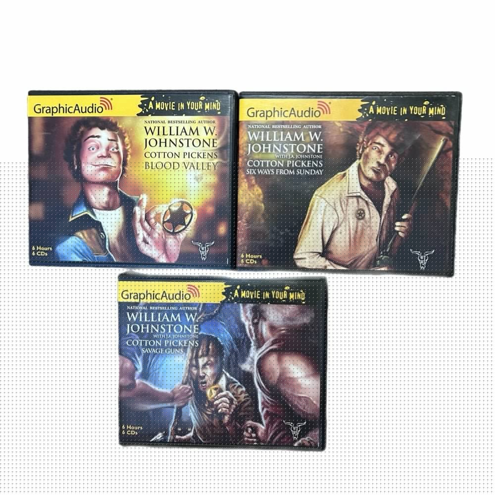 Cotton Pickens William W. Johnstone GraphicAudio CD #1 #2 #3 Western | Finer Things Resale