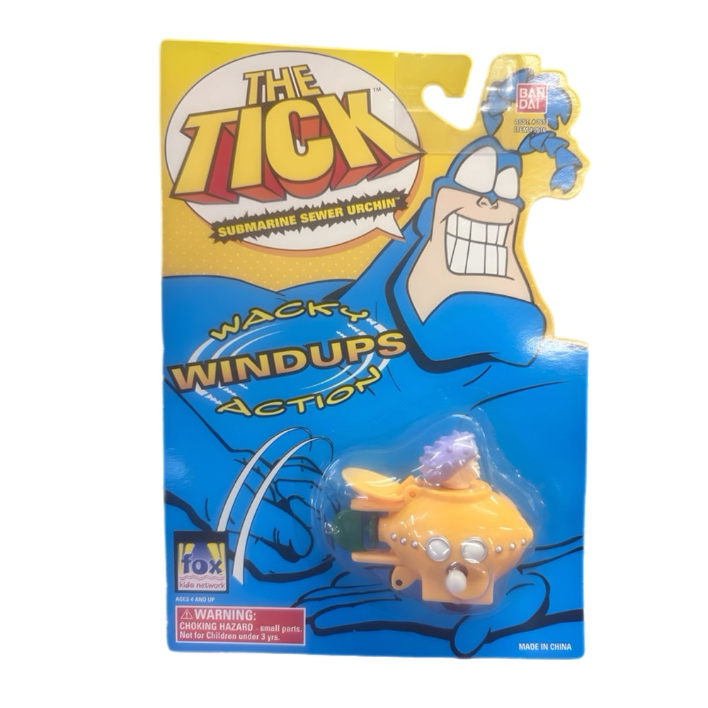 Bandai The Tick Submarine Sewer Urchin Wacky Windups action figure 1995 NEW!