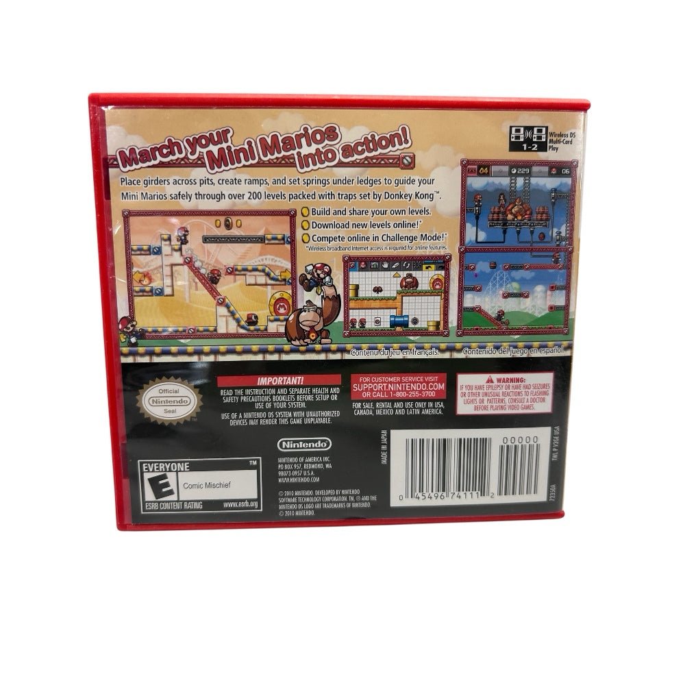 Mario Vs Donkey Kong Mini-Land Mayhem! Nintendo DS game 2010 Rated E | Finer Things Resale