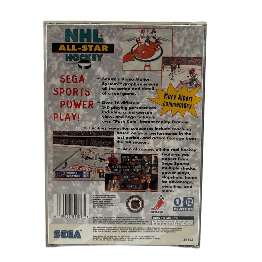 -star hockey sega saturn game