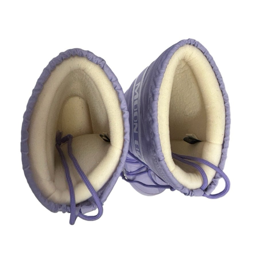 Moon Boot Icon Classic Purple Lavender Winter Snow Boots W SIZE 8-9.5 | Finer Things Resale