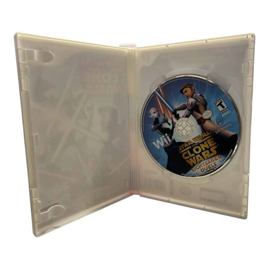Star Wars: The Clone Wars Lightsaber Duels Nintendo Wii Game 2005 LucasArts T