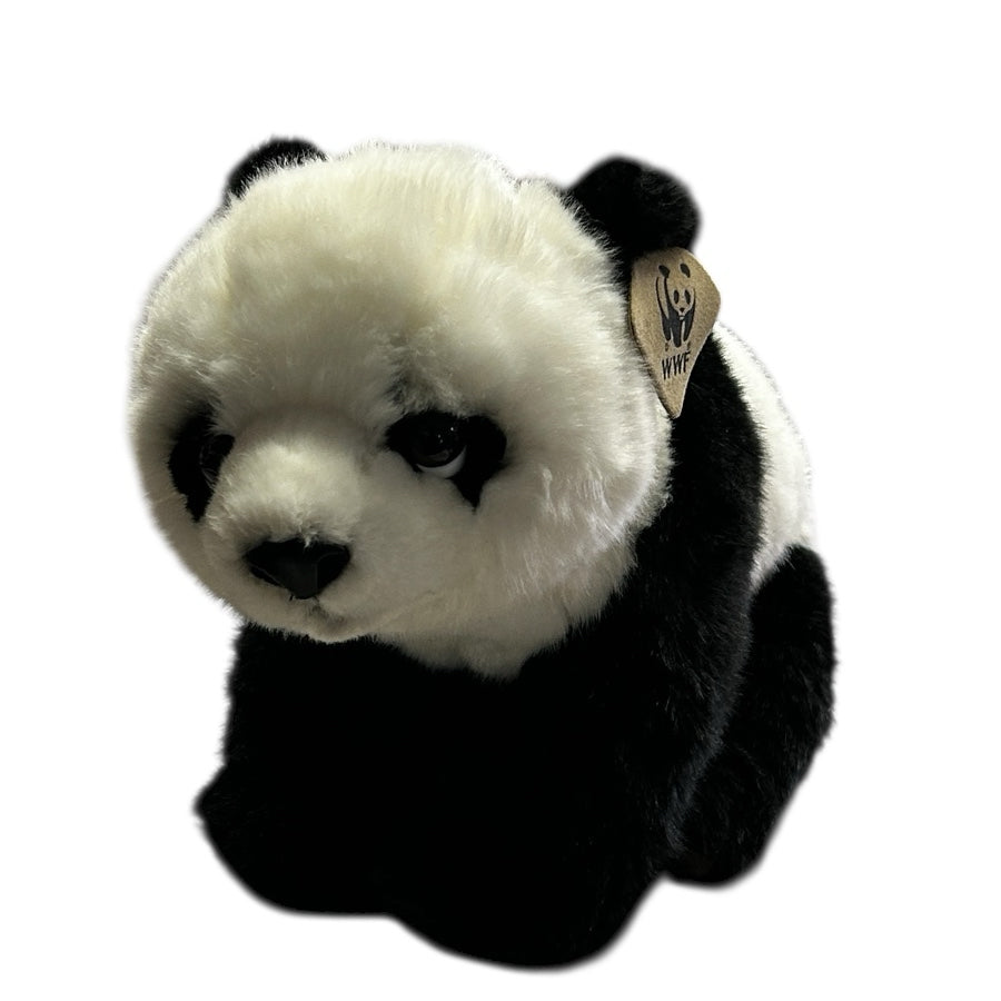 World Wide Fund WWF Panda Plush Stuffed Animal Toy with tag VINTATE 1986 | Finer Things Resale