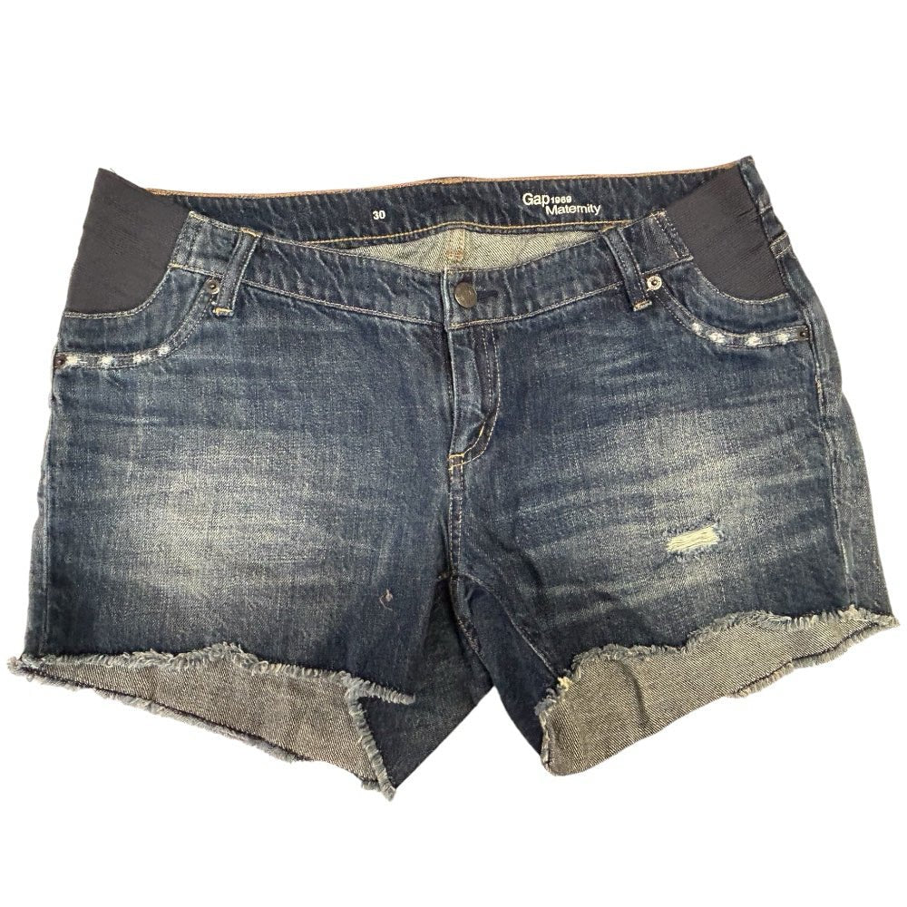 Gap 1969 denim cutoff shorts MATERNITY SIZE 30 | Finer Things Resale