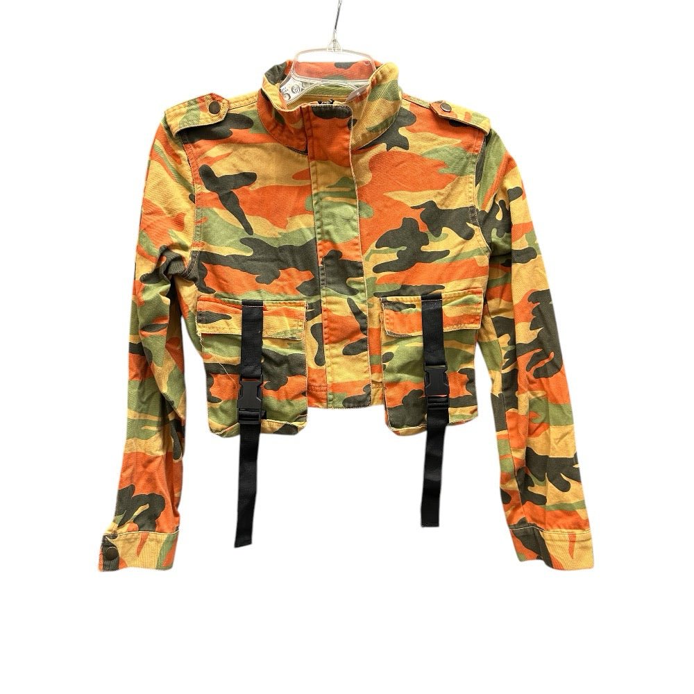 C'est Toi Camouflage print jacket SIZE SMALL | Finer Things Resale