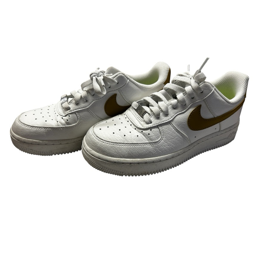 Nike Air Force 1 Low '07 SE Next Nature Summit White Bronzine Sneakers SIZE 6.5 | Finer Things Resale