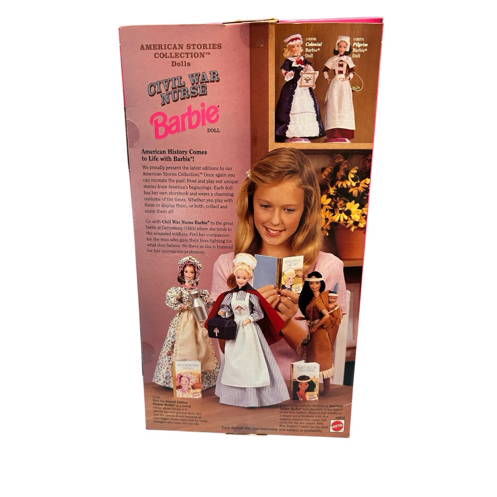 Civil War Nurse Barbie Doll American Stories Collection 1995  Mattel 14612 NRFB