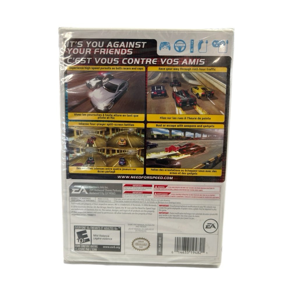 Need for Speed Hot Pursuit Nintendo Wii EA Racing Game 2010 NEW SEALED | Finer Things Resale