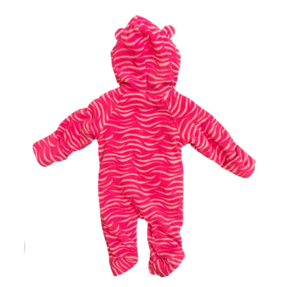 Faded Glory fleece hooded winter bunting SIZE 0-3 MONTHS