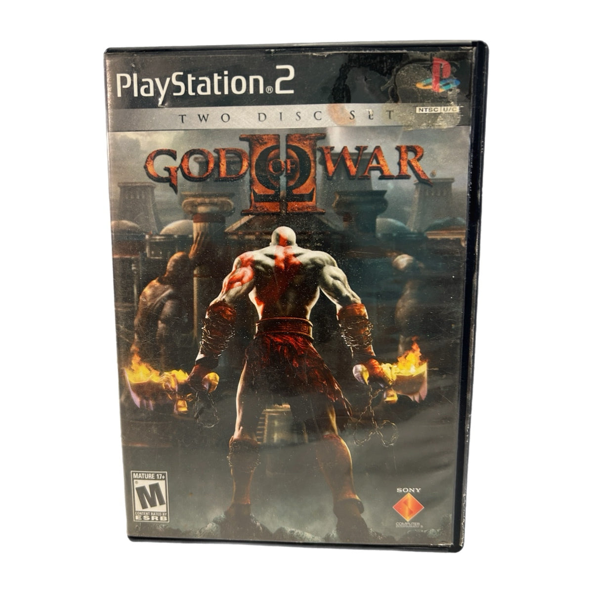 God of War II Playstation 2 Game PS2 Sony Black Label 2007 CIB Rated M 17+