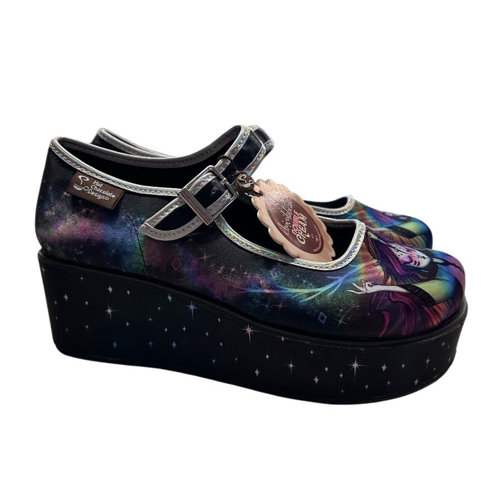 Chocolaticas Hot Chocolate Designs Double Cream Pagan Spirit Mary Janes SZ 5 NWT | Finer Things Resale