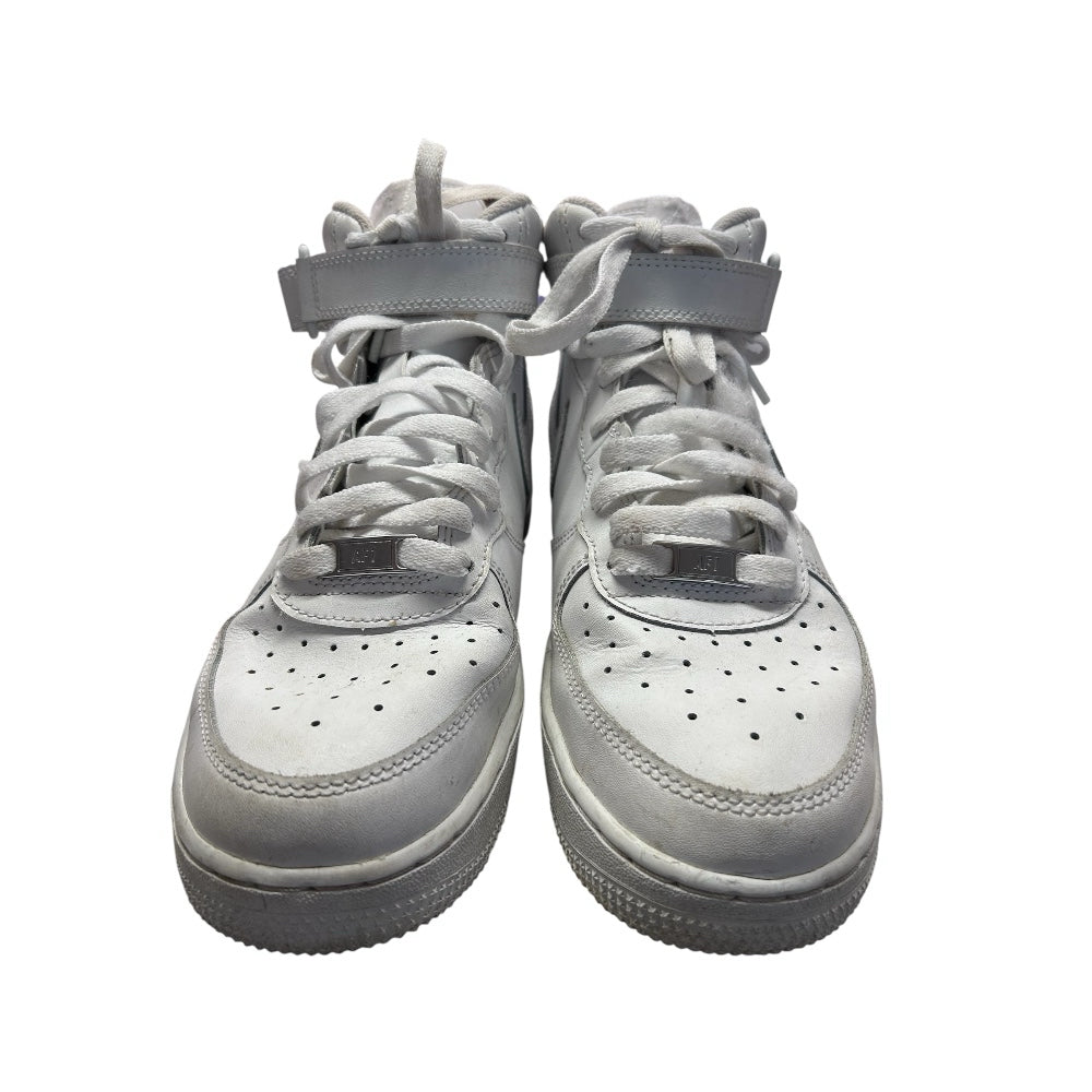 Nike Air Force Mid White Sneakers SIZE 7 YOUTH | Finer Things Resale