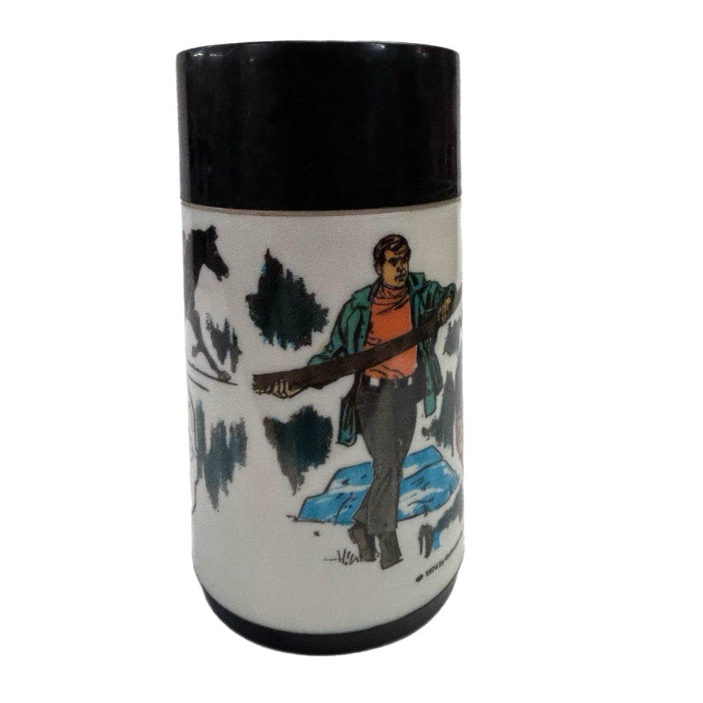 Six Million Man Bionic Man Lunch Box Thermos Bottle Aladdin VINTAGE 1974