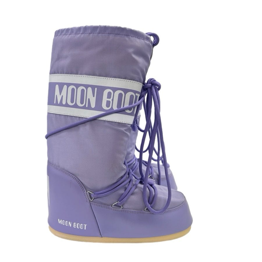Moon Boot Icon Classic Purple Lavender Winter Snow Boots W SIZE 8-9.5 | Finer Things Resale